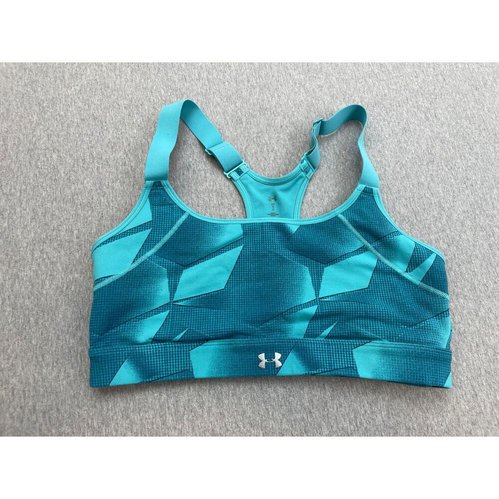 Under Armour Sports Bra Womens Large Stretch Racerback Adjustable Strap